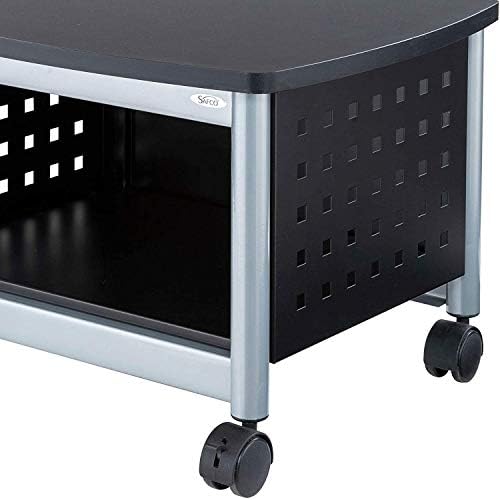 Safco Underdesk Multi Functional Stand - 1855BL, Powder Coated Steel, Swivel Wheels, Holds 100 lb - Home Orginization Solutions - Image 5