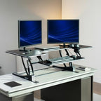 VIVO Black 54 in Standing Desk Converter, DESK-V054V - Image 2