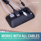 Smartish Magnetic Cord Holder, Bigger Cable Wrangler, Office Desk Organizer - Image 6