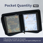 84 Pkt 5x7 Greeting Card Organizer, Christmas Card Storage Album - Image 4
