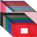 Potchen 20 Pcs Zipper Deposit Bags Money Pouches 11x6 Inch,Multicolored by Potchen