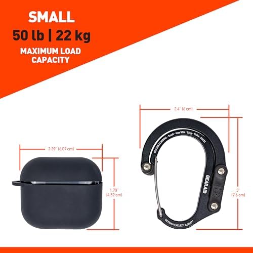 GEAR AID HEROCLIP Small Carabiner Gear Clip with 360° Swivel Hook - Image 3