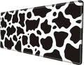 Gaming Mouse Pad 48x24 Desk Mat Giant Mousepad Large Desk Pad Cow Print Full Mouse Mat XXXL Computer Mat for Protector Desktop Wireless by BBSujane