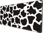 Gaming Mouse Pad 48x24 Desk Mat Giant Mousepad Large Desk Pad Cow Print Full Mouse Mat XXXL Computer Mat for Protector Desktop Wireless by BBSujane