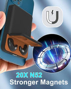 3-in-1 Magnetic Wireless Power Bank 5000mAh, White - Image 3
