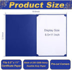 Fainne 120 Pack Certificate Holders Bulk, Diploma Covers, Royal Blue - Image 2