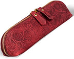 Gexmil Genuine Leather Pen Case, Hand-made Stationery Bag for Work Office by Gexmil