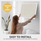 AKTOP White Cork Bulletin Board with Linen 18" X 24" - Image 5