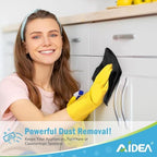 AIDEA Microfiber Cleaning Cloth-600PK, Soft Microfiber Towels for Cars, Absorbent Cleaning Rags, Lint-Free Streak-Free Wash Cloths for House, Kitchen, Window(12in.x12in), Black - Image 4