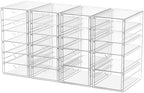 caktraie 22-Drawer Acrylic Storage & Makeup Organizer for Desk by shoeboxesanddeskorganizers