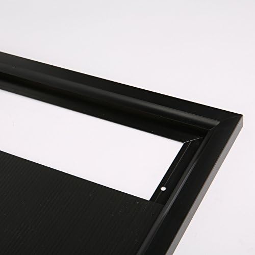 M&T Displays Slide In Frame Black 18x24 Inch Poster Holder 0.93" Aluminum Profile Top Loading Wall Mounting Photo Certificate Sign Holder Easy Change Mitered Corner with Anti Glare PET Cover - Image 5