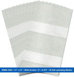 Premium Wire Marker Book Blank for Cable Management, Vinyl-Coated, High-Tack Adhesive, Electric Panel Wire Label Stickers - 10 Pages/Book - Image 2
