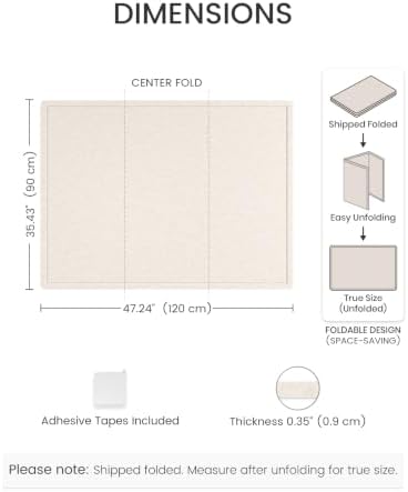 Fluxynara 47.2" x 35.4" Large Bulletin Board, Oatmeal - Image 2