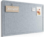 Fluxynara 35.4"x23.6" Large Bulletin Board,Slate Gray by FLUXYNARA