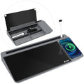 Varhomax Glass Desk Whiteboard with Wireless Charger, Desktop Organizer by Varhomax