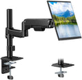 PEGZONE Single Monitor Arm for 17-32 Inch Screens, Holds up to19.8 lbs by Pegzone