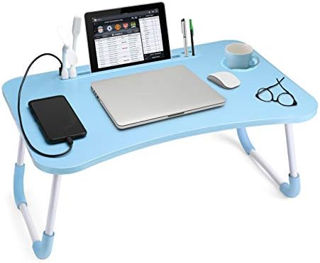 Slendor Foldable Lap Desk with Cup Holder for Bed, Couch, Floor by Slendor