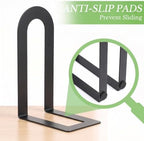Sanwarm Bookends, 12 Pack, Metal, for Home Office Desk Shelves Modern - Image 3