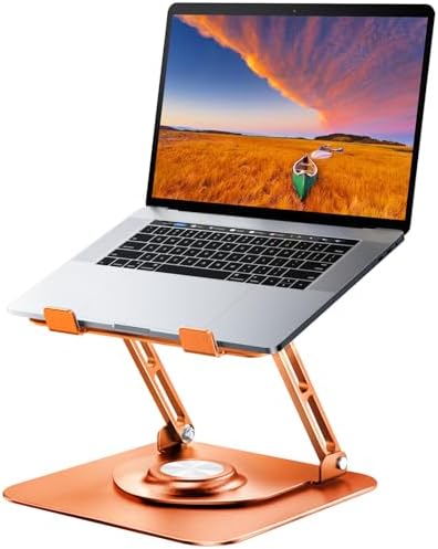 Laptop Stand for desk(360°Rotating),Aluminum laptop Riser for 10-16"Laptops by JOYEKY