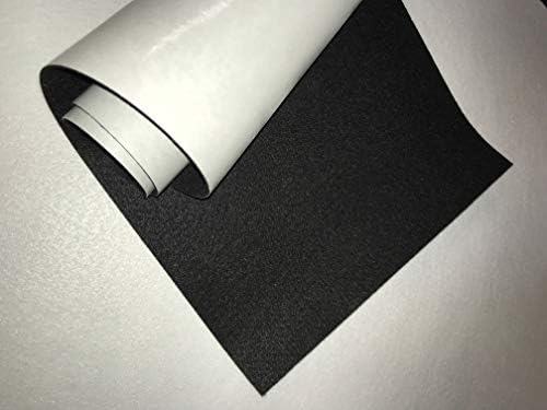 SuperFelt with Adhesive Backing - 12" WIDE x 10' FOOT ROLL 1/16" THICK SELF ADHESIVE PROTECTIVE FELT - No Scratch - Premium Acrylic - Peel-N-Stick - Available in Multiple Colors (BLACK) by Unknown