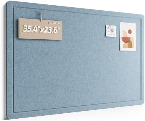 Fluxynara 35.4"x23.6" Large Bulletin Board,Coastal Haze by FLUXYNARA
