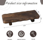 Briwooody Wood Riser Pedestal Stand for Kitchen Counter, 22 x 9 Inch - Image 2
