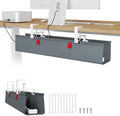 Univivi No Drill Under Desk Cable Management Tray, 28 inch Cable Management by Univivi