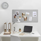 Felt Bulletin Board 35x18 inches, Decorative Pin Board for Home & Office - Image 3
