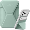 MOFT Magnetic Wallet Stand Compatible with iPhone 17/16/15/14/13/12 Series, Angle Adjustment & Magsafe Compatible MOVAS Phone Stand,Seafoam by MOFT
