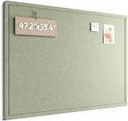 Fluxynara 47.2" x 35.4" Large Bulletin Board, Sage by FLUXYNARA