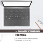ULTECHNOVO Clear Keyboard Protector Acrylic Keyboard Dust Cover Transparent Cover for Laptop and Desktop Waterproof and Dirt-Proof Accessory for Home Office Use 15.74 X 10.43 X 1.57 in - Image 3