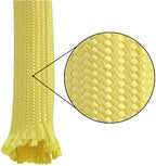 Electriduct 1/2" Aramid Fiber Braided Sleeving High Temperature Flame Retardant Cable Sleeve Hose Protector - 50 Feet - Image 2