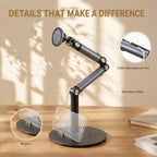 Magnetic Tablet Stand 19.7" Tall Desk iPad Holder Fits 4.7-15.6” Screens - Image 7