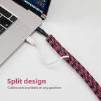 Cable Sleeve 1/2 Inch x 100FT Self-Wrapping Wire Loom - Image 3