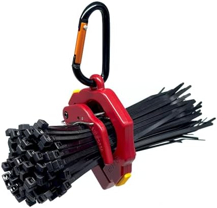 One Touch Cable Tie Holder/Zip Tie Organizer (Red) - Image 2