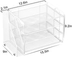 Spacrea Desk Organizers and Accessories, Paper Organizer for Desk with File organizer, Desk Accessories & Workspace Organizers for Office Supplies (White) - Image 5