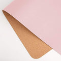 Ruby Lil Natural Cork & Leather Office Desk Mat, Dual Use Desk Matt for Desktop,Ultra Thin Waterproof PU Leather Mouse Pad,Working for Home Accessories,Pink,35"x 18" by RubyLil
