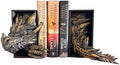 Dragon Bookshelf Decor,Dragon Bookends,Gothic Fantasy Bookends by Unknown