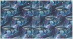 ALAZA Italian Brainrot Meme Tralalero Tralala Shark 1 3 Ring Binder 1.5 Inch Three Ring Office Binders w/clipboard & 3 Pockets, Hold 200 Sheets, 2 pcs - Image 2