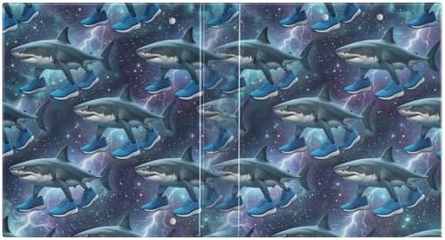 ALAZA Italian Brainrot Meme Tralalero Tralala Shark 1 3 Ring Binder 1.5 Inch Three Ring Office Binders w/clipboard & 3 Pockets, Hold 200 Sheets, 2 pcs - Image 2