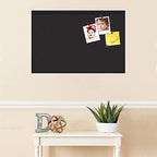 PinPix 34x22 inch Cork Bulletin Board. This Decorative Framed Pin Board Comes with Diamond Pattern in Black Design and Satin Black. Ideal for Home, Office Decor or School (PinPix-120) - Image 3