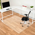 Amyracel Extra Large Office Chair Mat for Hardwood Floor- 46" x 60" Clear Computer Desk Chair Floor Mat for Hard Wood/Tile Floors, Easy Glide Floor Protector Mat for Rolling Chairs at Home or Work by Amyracel