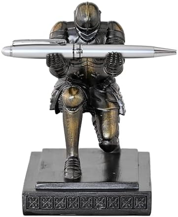 Knight Pen Holder Desk Organizers and Accessories as Gift Iron - Image 3