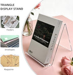 8.5x11 Clear Acrylic Book Stand Easel for Cookbook, Tablet & Vinyl - Image 6