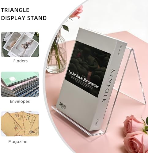 8.5x11 Clear Acrylic Book Stand Easel for Cookbook, Tablet & Vinyl - Image 6