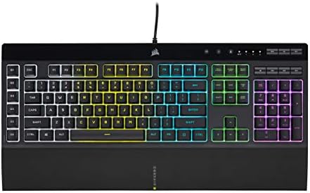 Corsair K55 RGB PRO Membrane Wired Gaming Keyboard – Black by Unknown