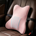 Lumbar Support Pillow, Memory Foam Back Cushion for Car & Office Chair - Pink by Pienmor