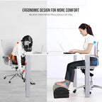 Snailax Foot Rest Under Desk, Heated Footrest with Vibration, Feet Warmer - Image 2