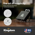 KINGDOM SOLUTIONS - 3.5" White Acrylic Display Stand Made in USA - 48 Pack - Image 6