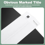 M&G 100-Pocket Binder with PP Plastic Sleeves A4(Black), Art Portfolio Folder with Clear Sheet Protectors, Display 200 Pages for Organizing Documents, 310x235x64mm - Image 3